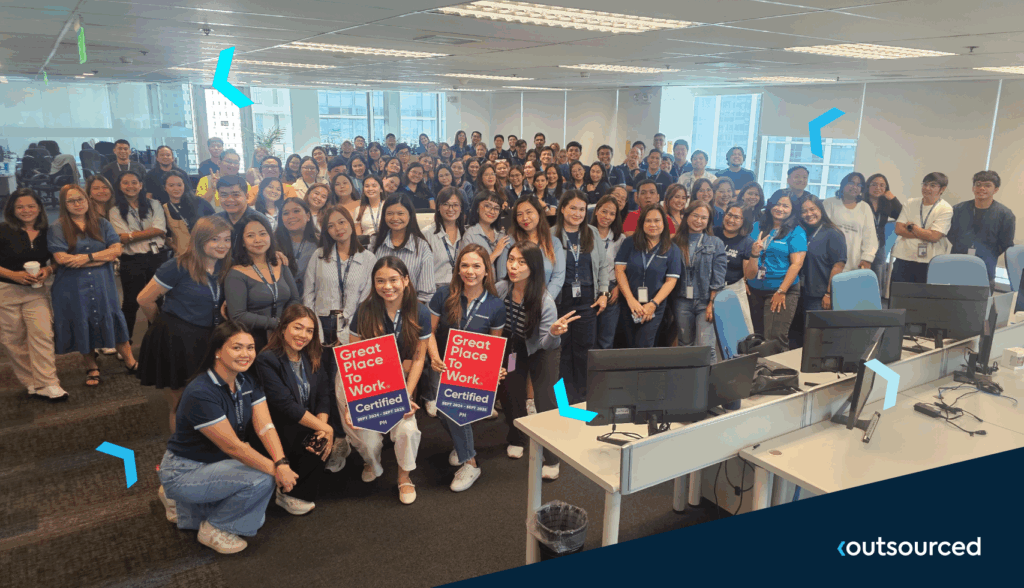 Outsourced 13th anniversary celebration with employees